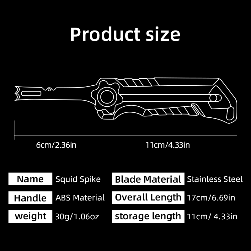 Squid Knife Stainless Steel Li - Saltwater Line review and price