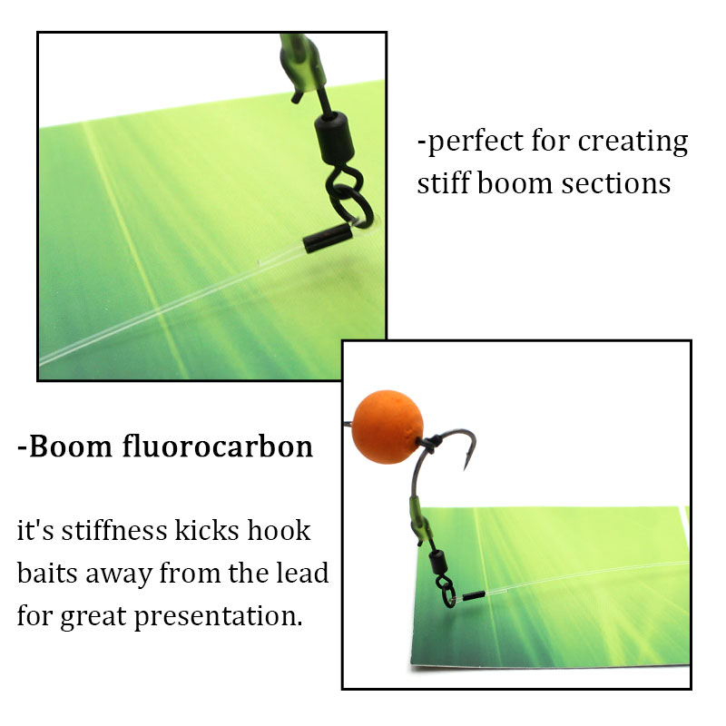 Carp Fishing Hooklink Boom Flu - Fluorocarbon Line review and price